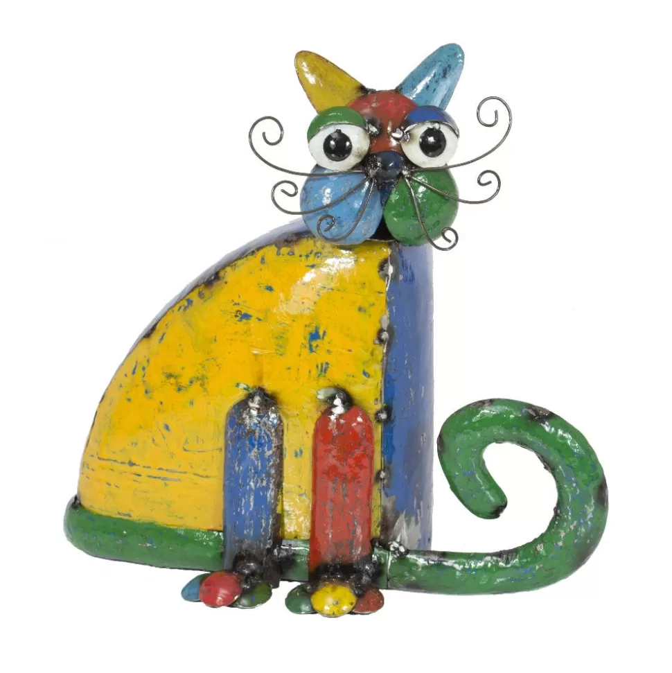 Think Outside Sculptures | Barnyard Cat Sitting