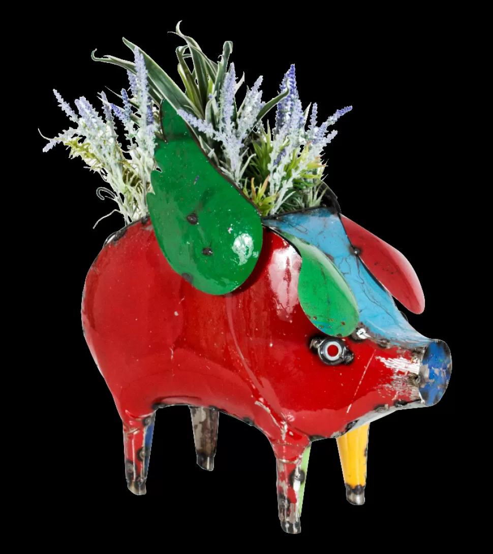 Think Outside Planters And Pots | Barnyard Flying Pig Planter