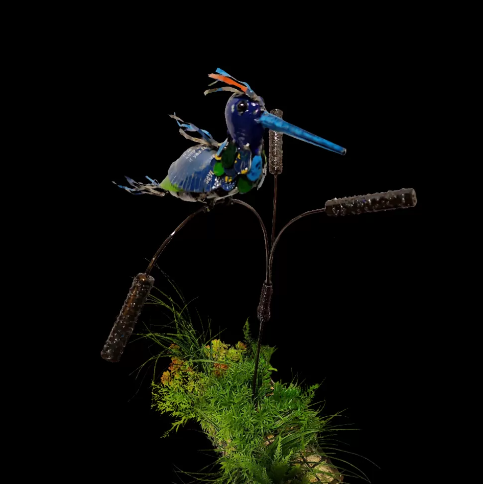 Think Outside Sculptures | Barnyard Kingfisher