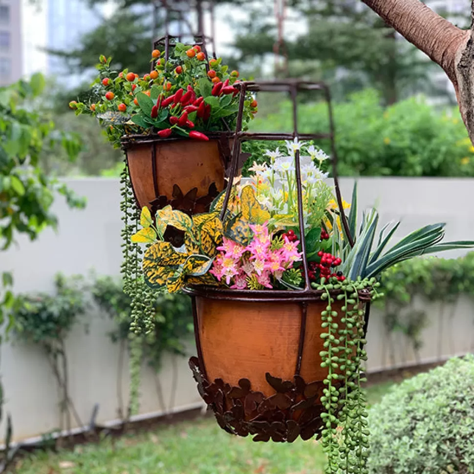 Think Outside Planters And Pots | Butterfly Hanging Planters - Large