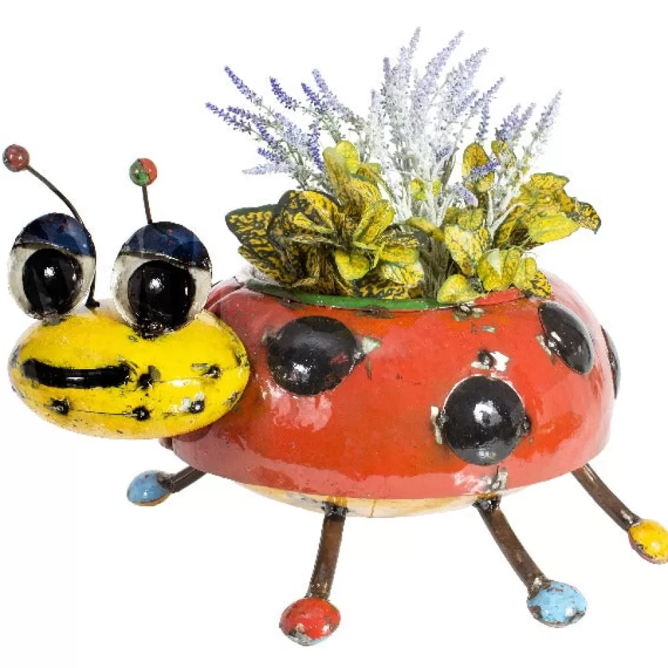 Think Outside Planters And Pots | Lilly The Lady Bug Planter