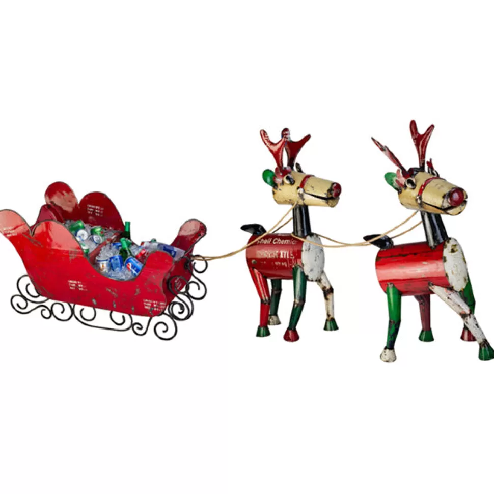 Think Outside Christmas | Reindeer And Sled Set